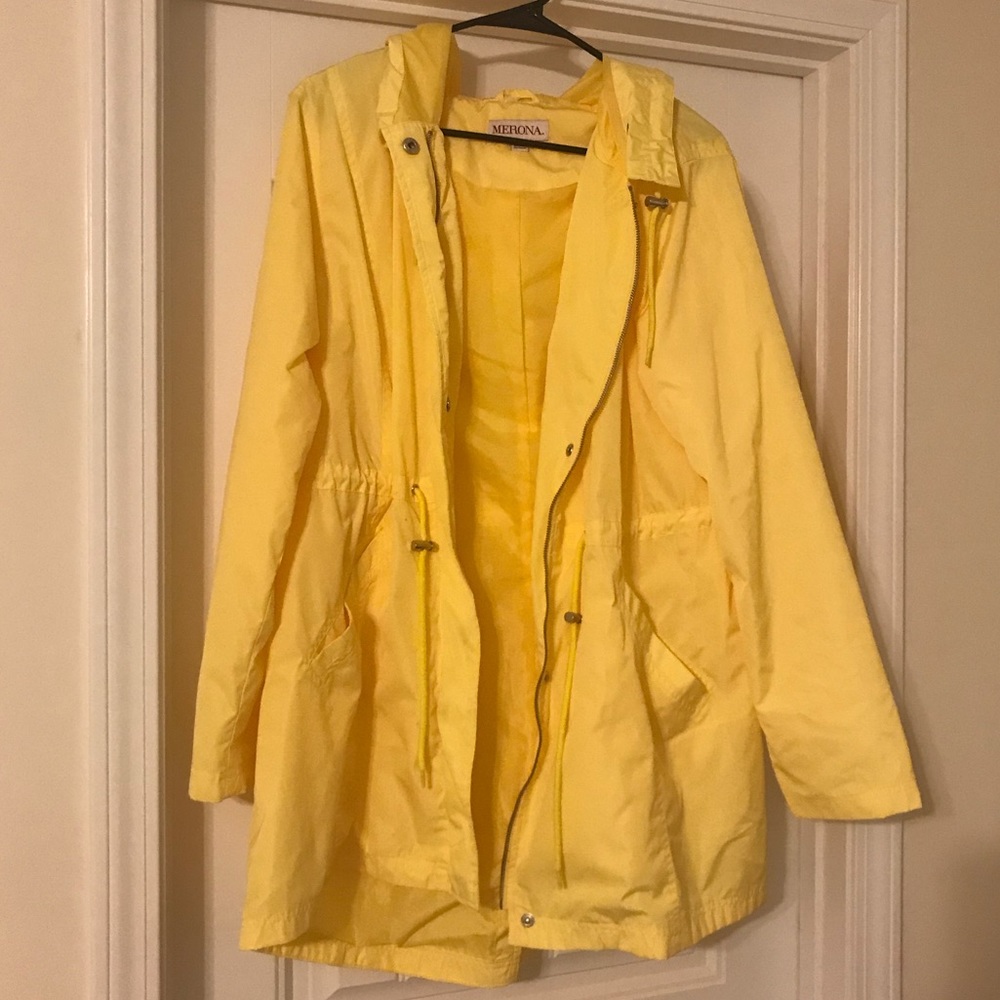 Women’s Yellow Rain Jacket